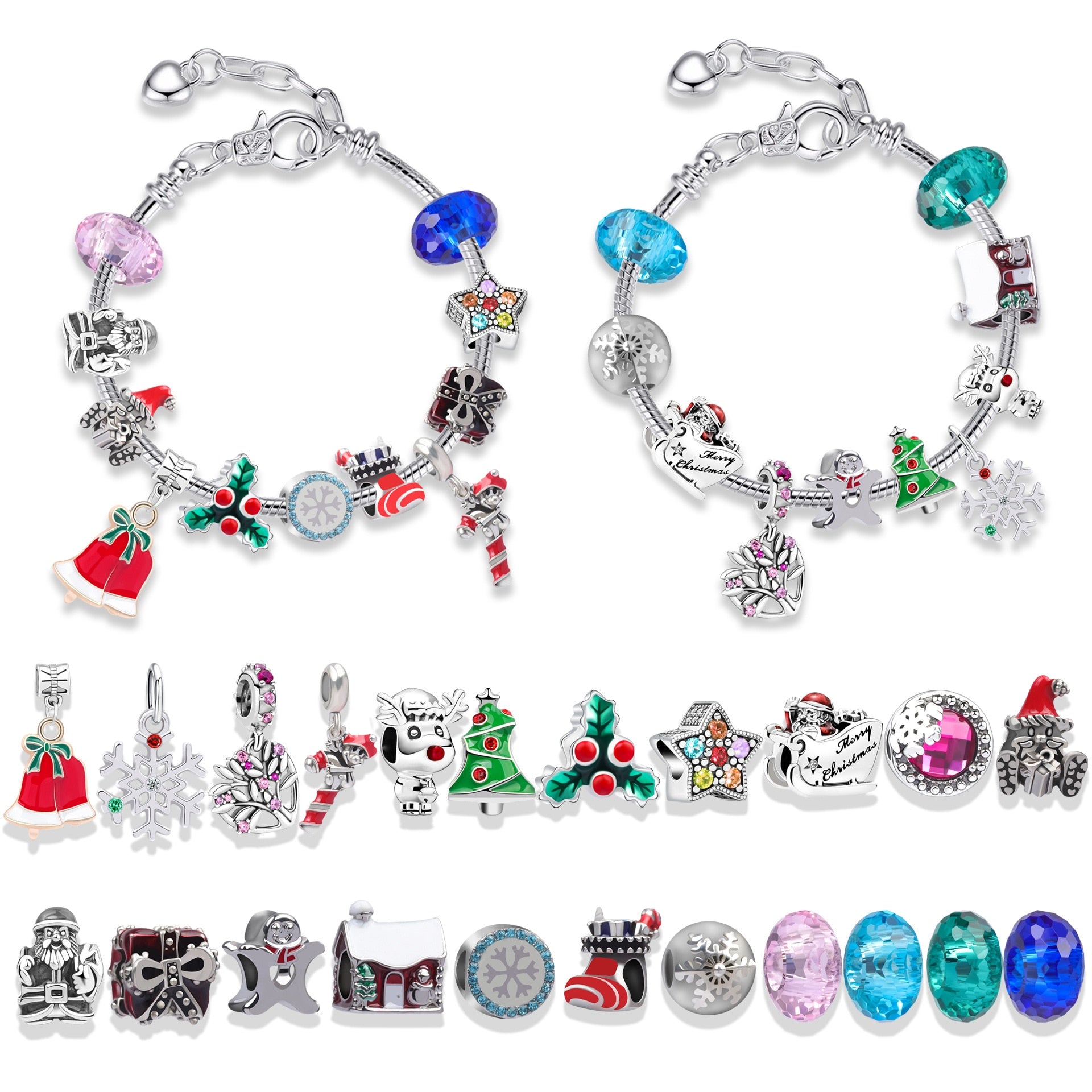 Christmas Countdown Calendar Bracelets - Don't Know What To Gift