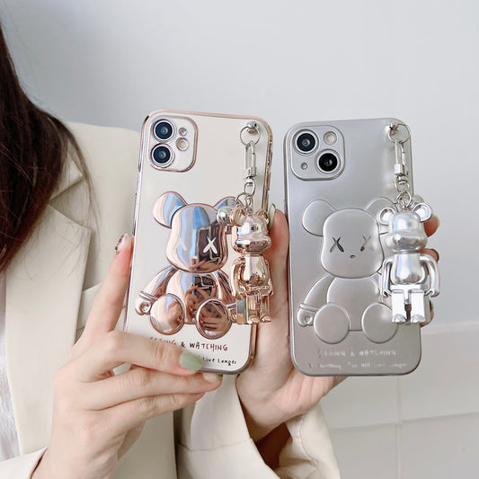 3D Bear Chain Phone Case for iPhones - Don't Know What To Gift